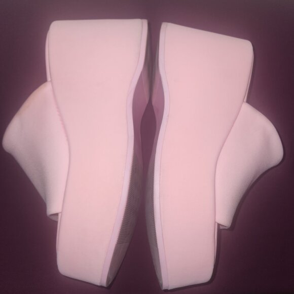 Pink Madden Girl Platform Sandals Size 8 - Picture 6 of 7